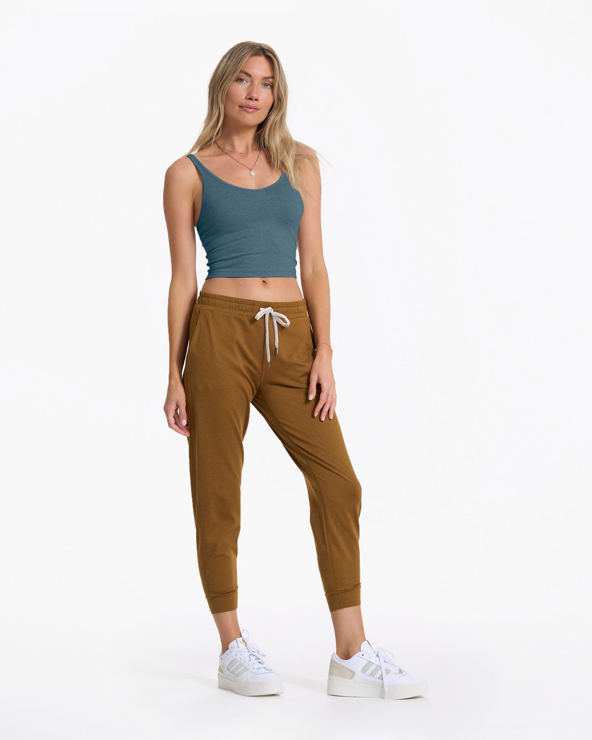 Halo Performance Crop | Stone Heather - Image 5