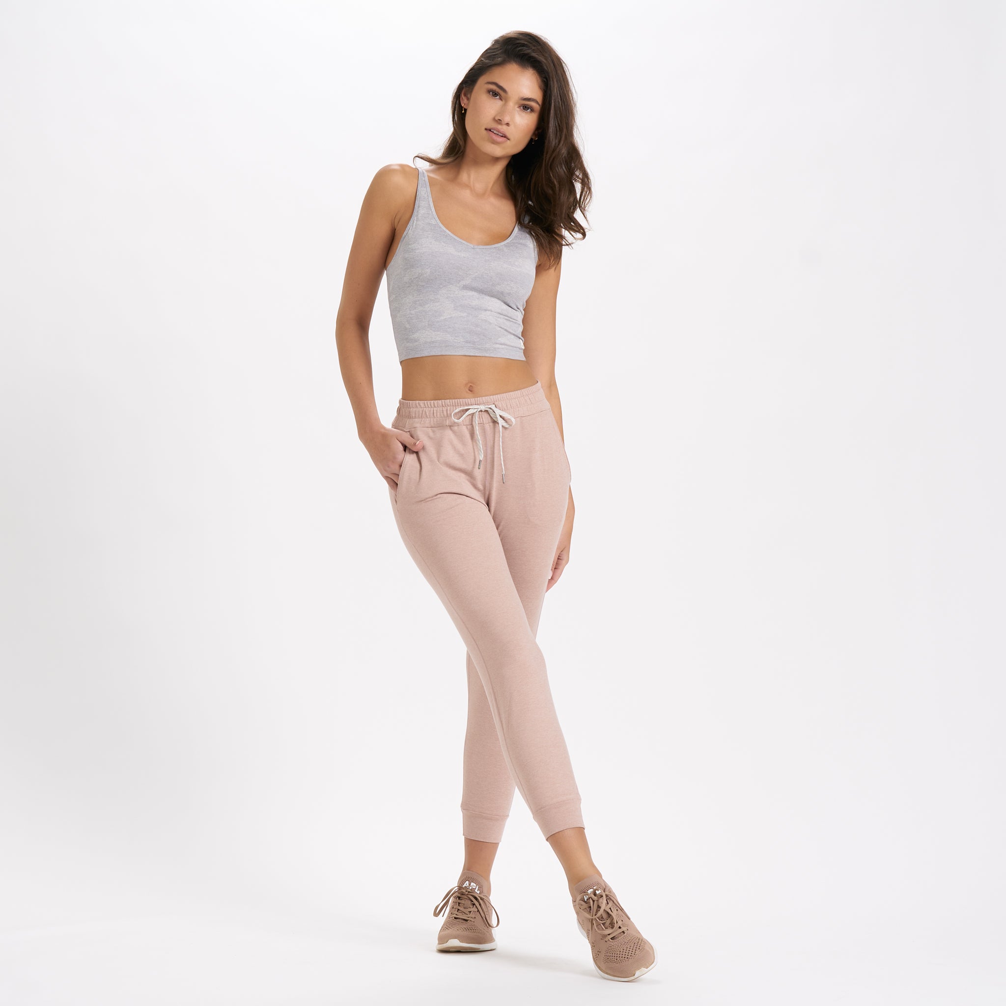 Halo Performance Crop | Pale Heather Camo - Image 5