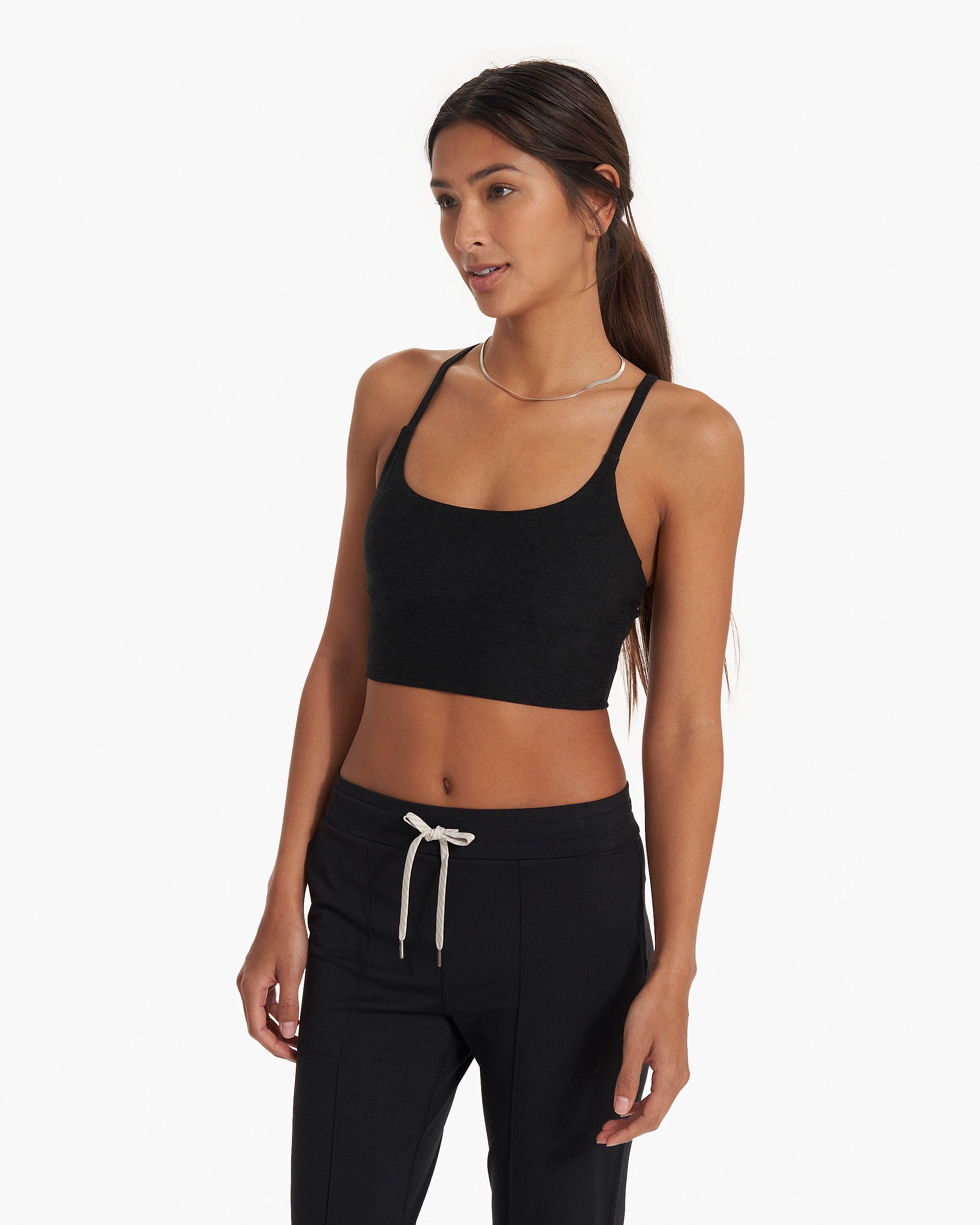 Long Line Elevation Bra | Black Heather - Image 2