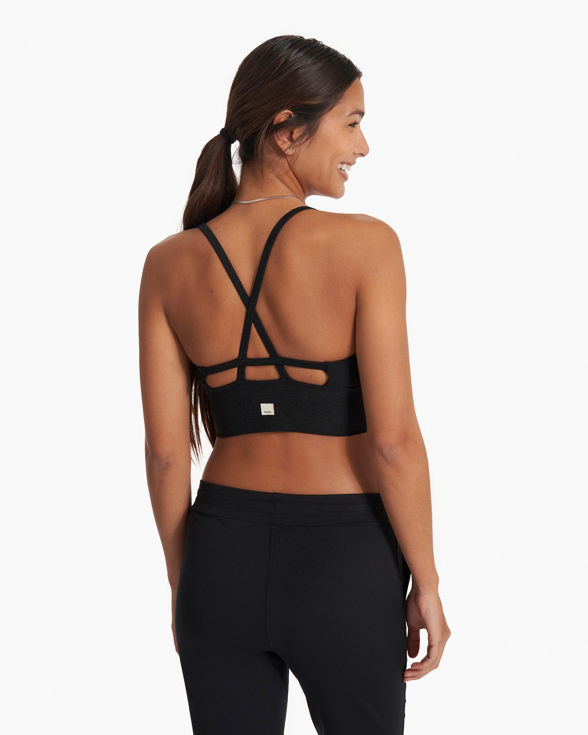Long Line Elevation Bra | Black Heather - Image 3