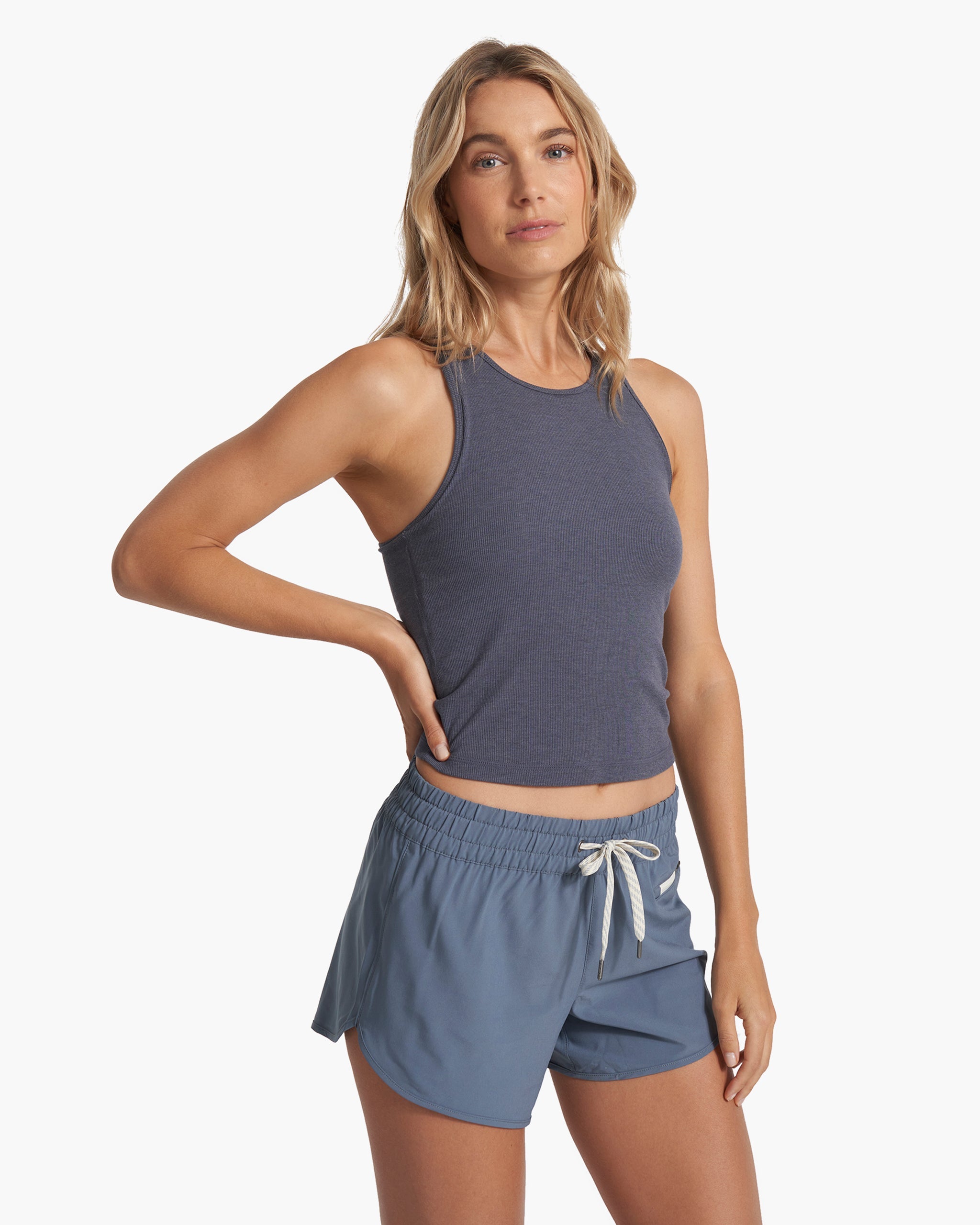 Pose Plyo Tank | Azure Heather - Image 2