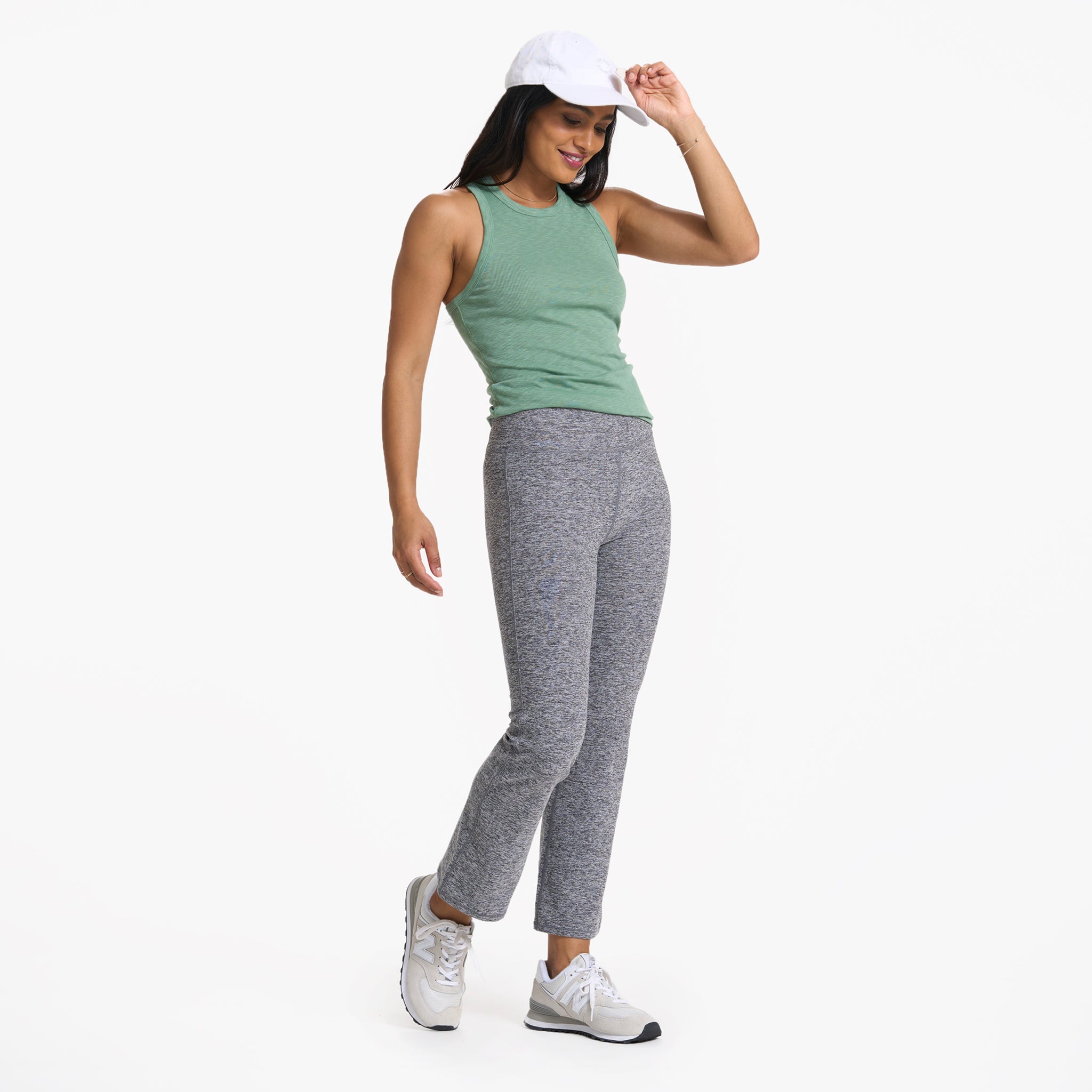 Sunrise High Neck Tank | Celadon - Image 4
