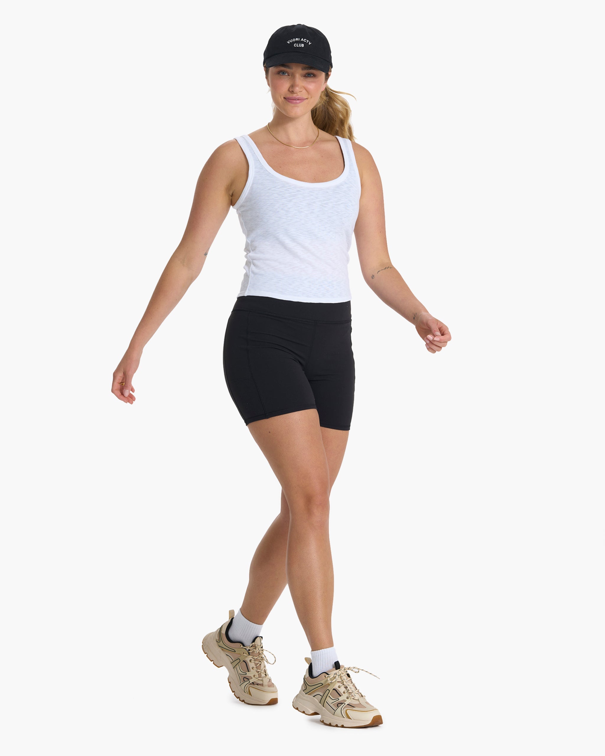 Sunrise Crop Tank | White - Image 4