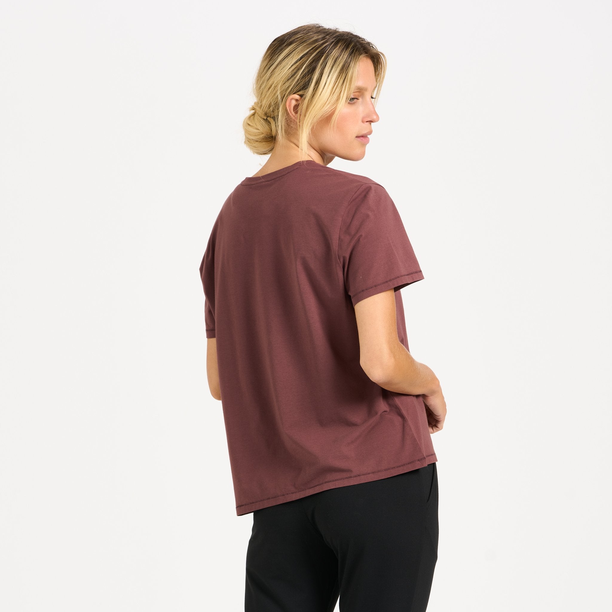 Feather Tee | Fig - Image 2
