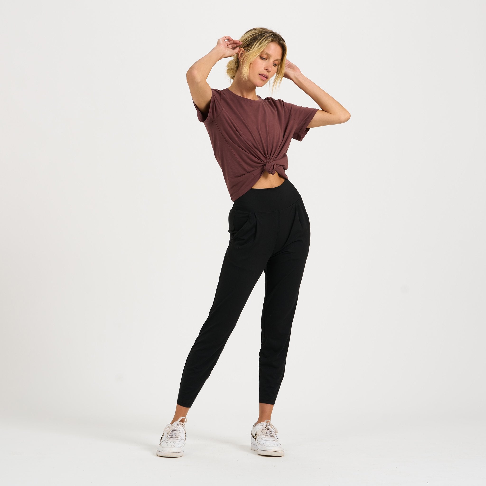 Feather Tee | Fig - Image 3