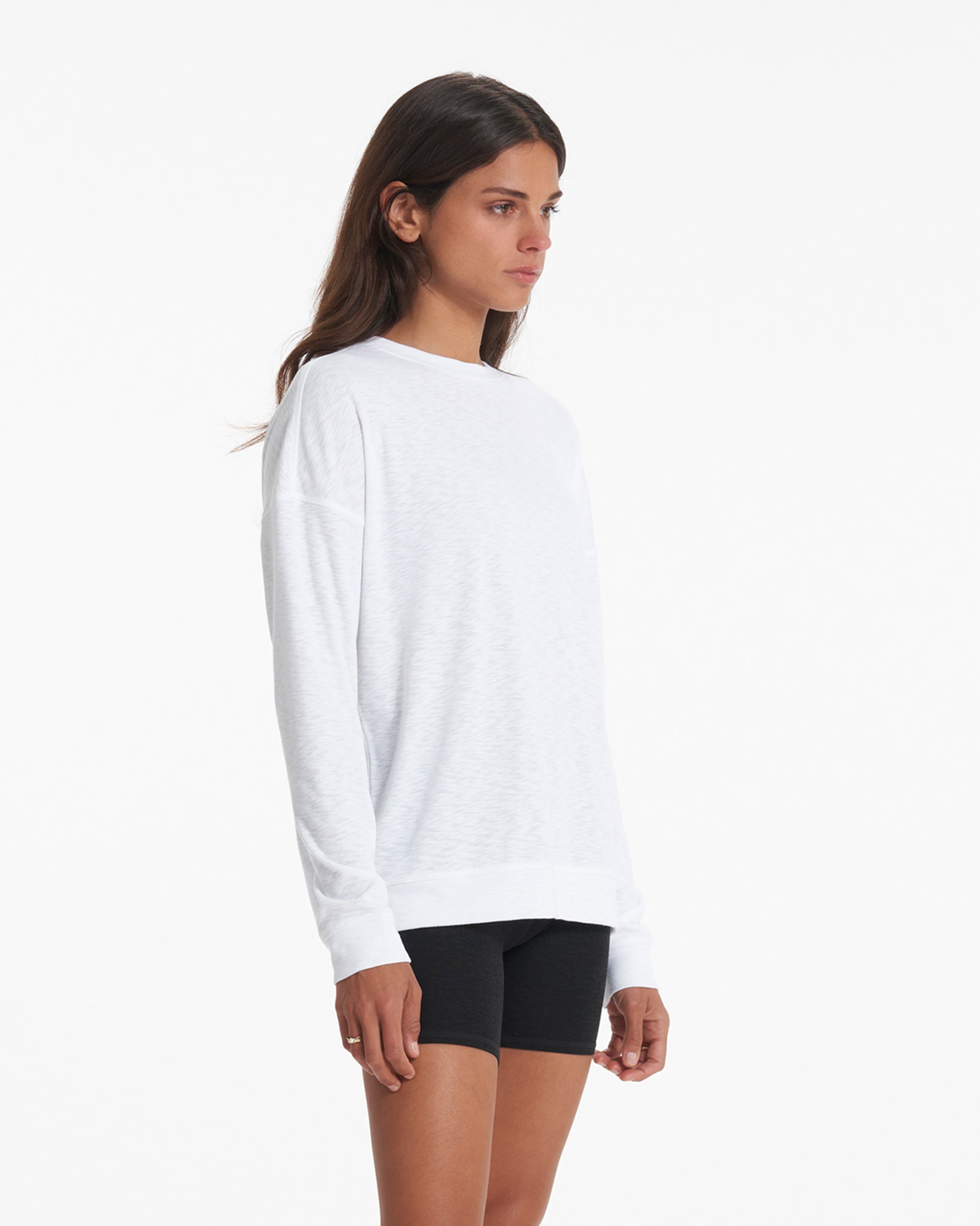 Long-Sleeve Sunrise Crew | White - Image 3