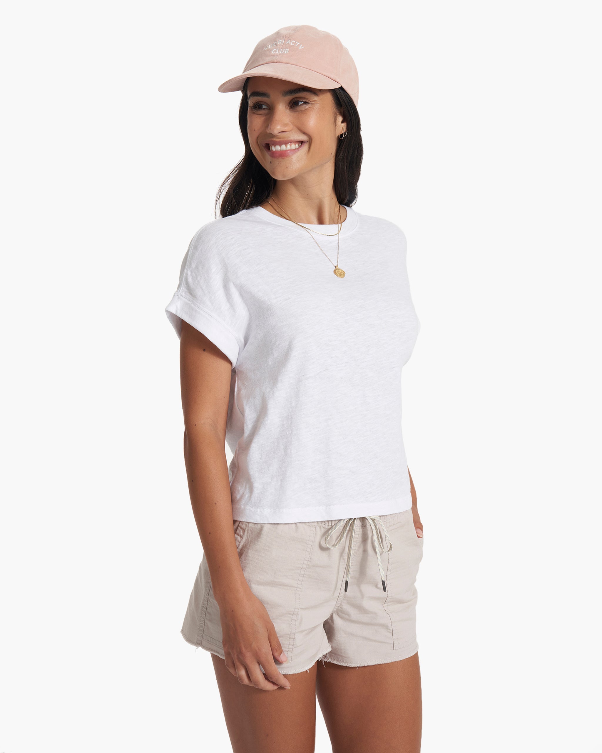 Sunset Easy Tee | White