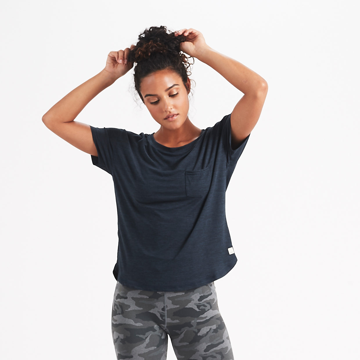 Lux Performance Tee | Ink Heather