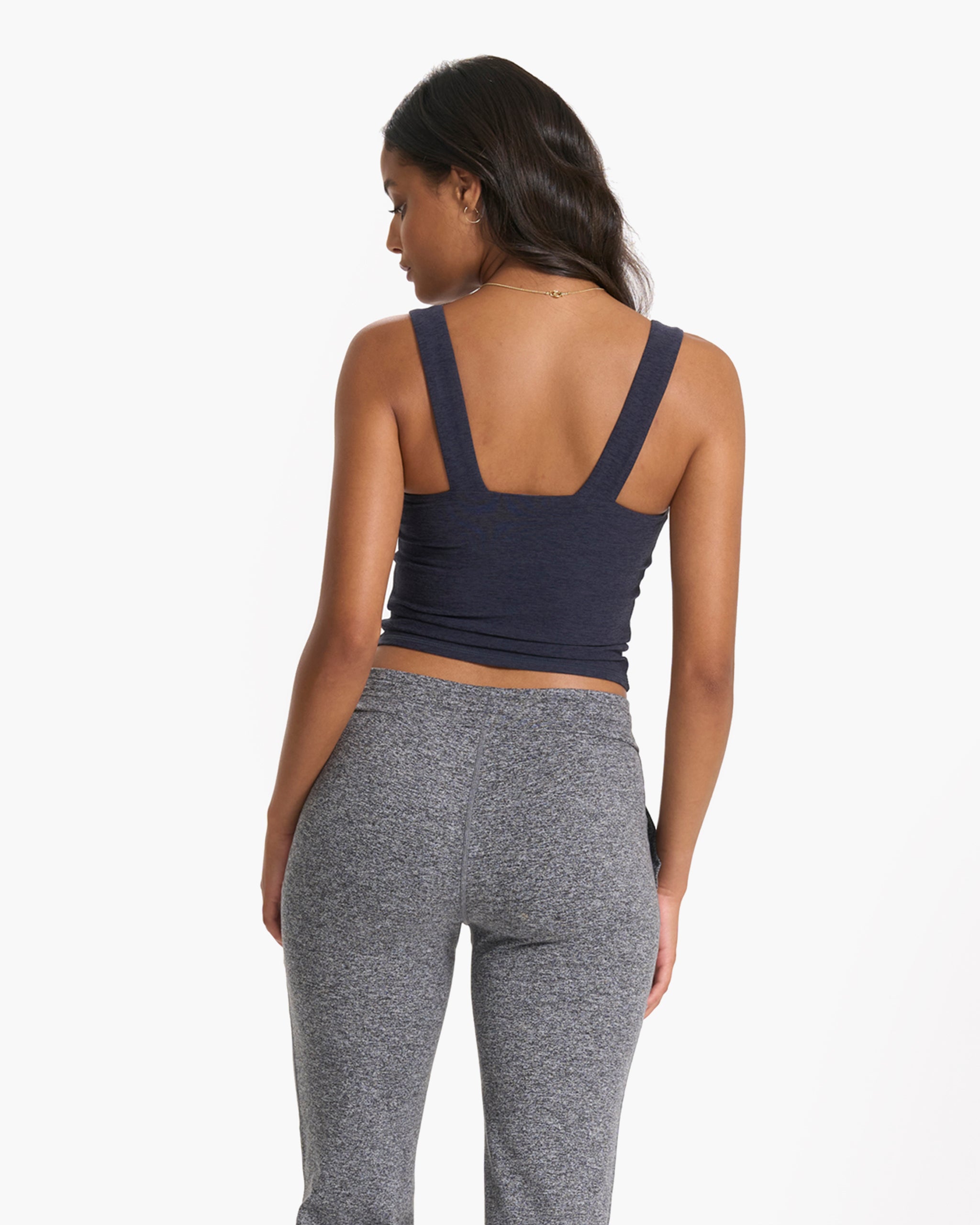 Elevation Square Neck Tank | Midnight Heather - Image 3
