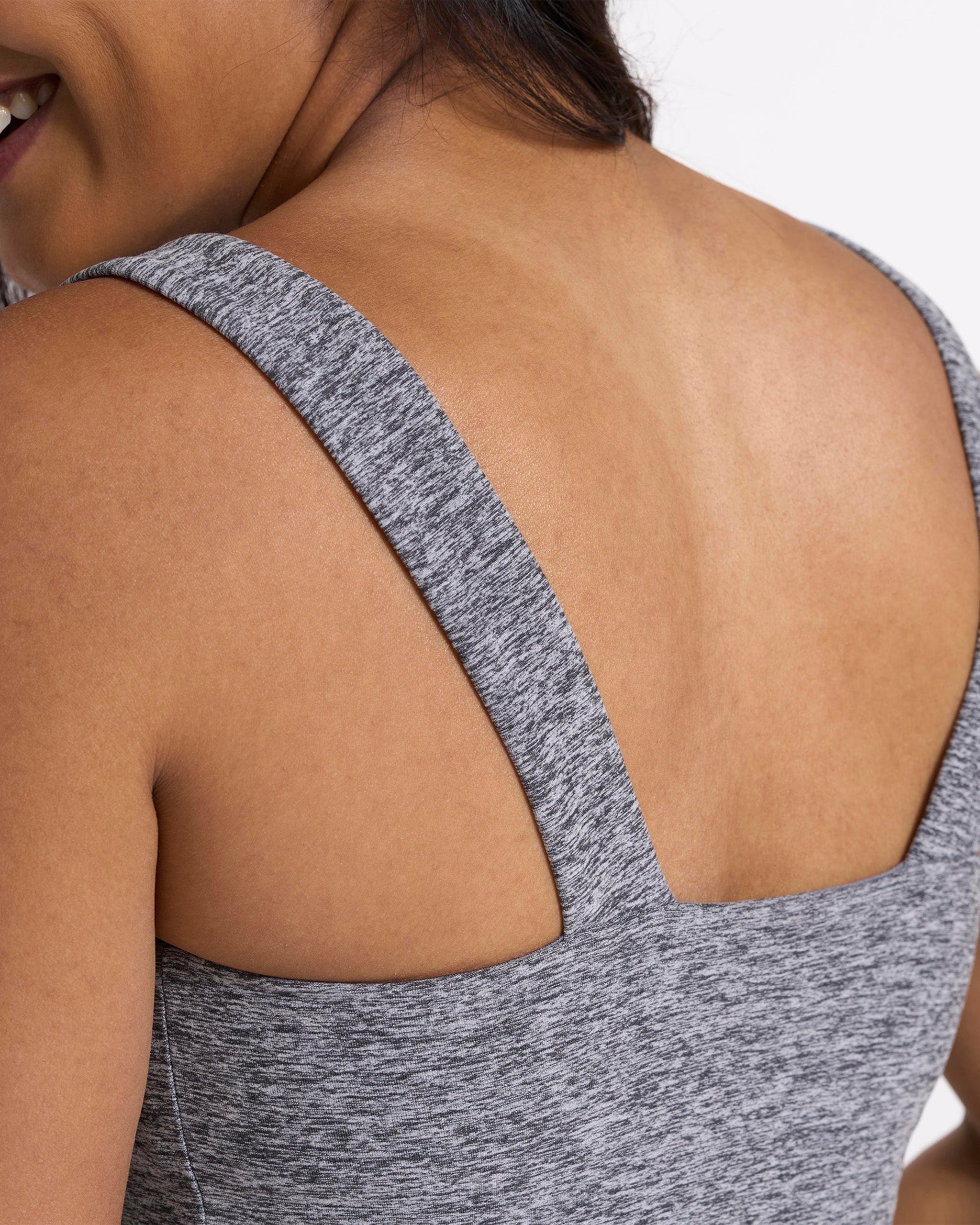 Elevation Square Neck Tank | Heather Grey - Image 4