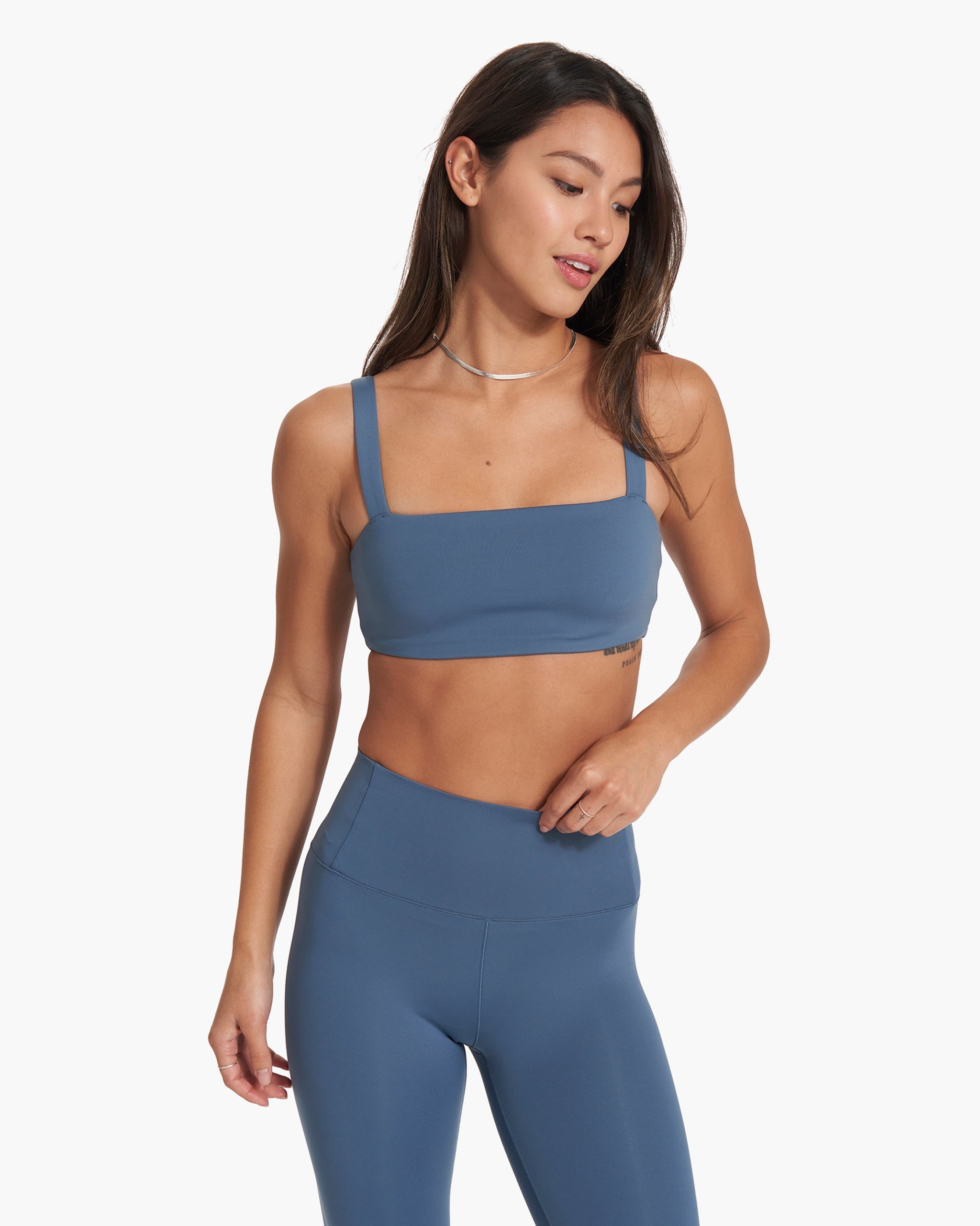 Evolve Square Neck Bra | Pool Blue - Image 2
