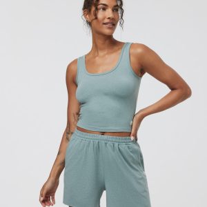 Halo Essential Tank | Vintage Pistachio Heather