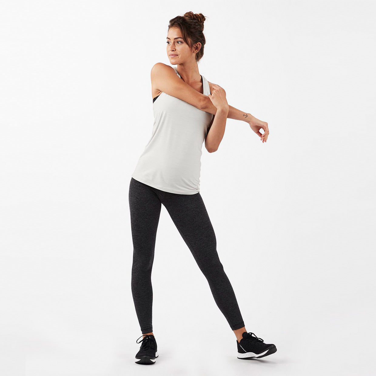 Lux Performance Tank | Dove Grey - Image 2