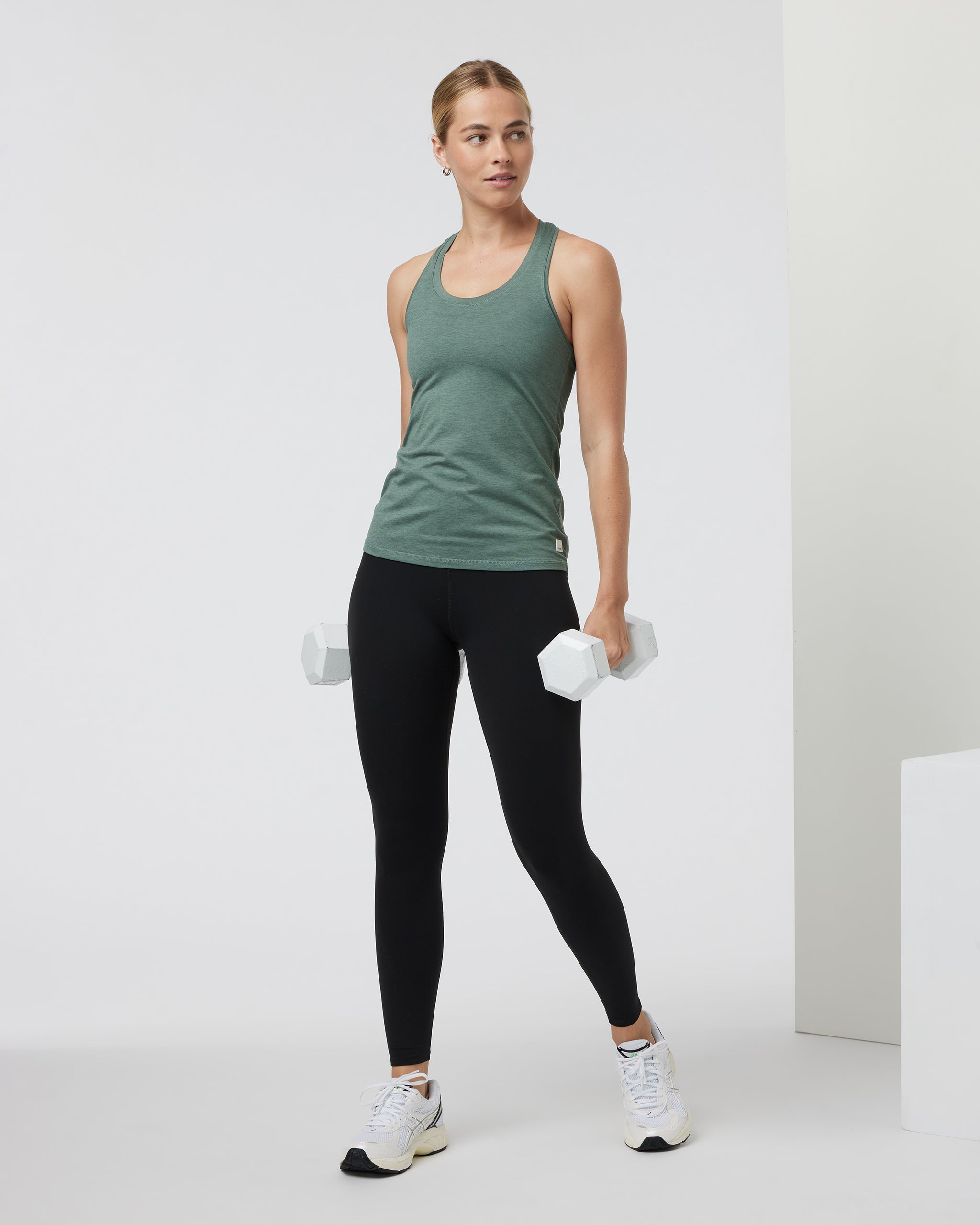 Lux Performance Tank | Marsh Heather - Image 2
