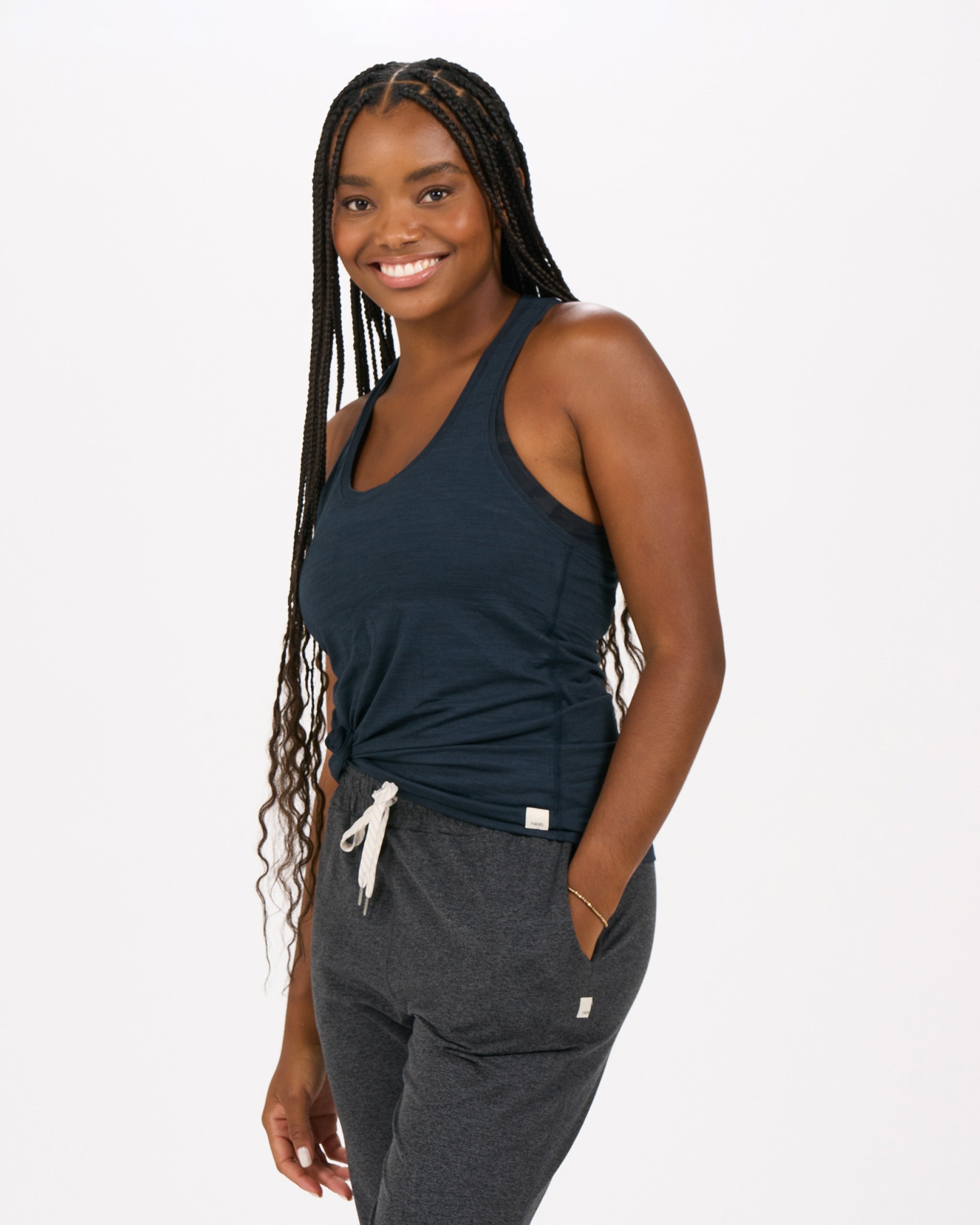 Lux Performance Tank | Ink Heather - Image 5