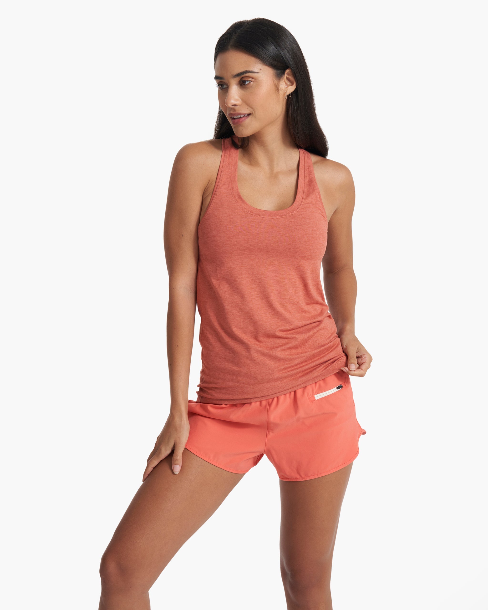 Lux Performance Tank | Lychee Heather - Image 2
