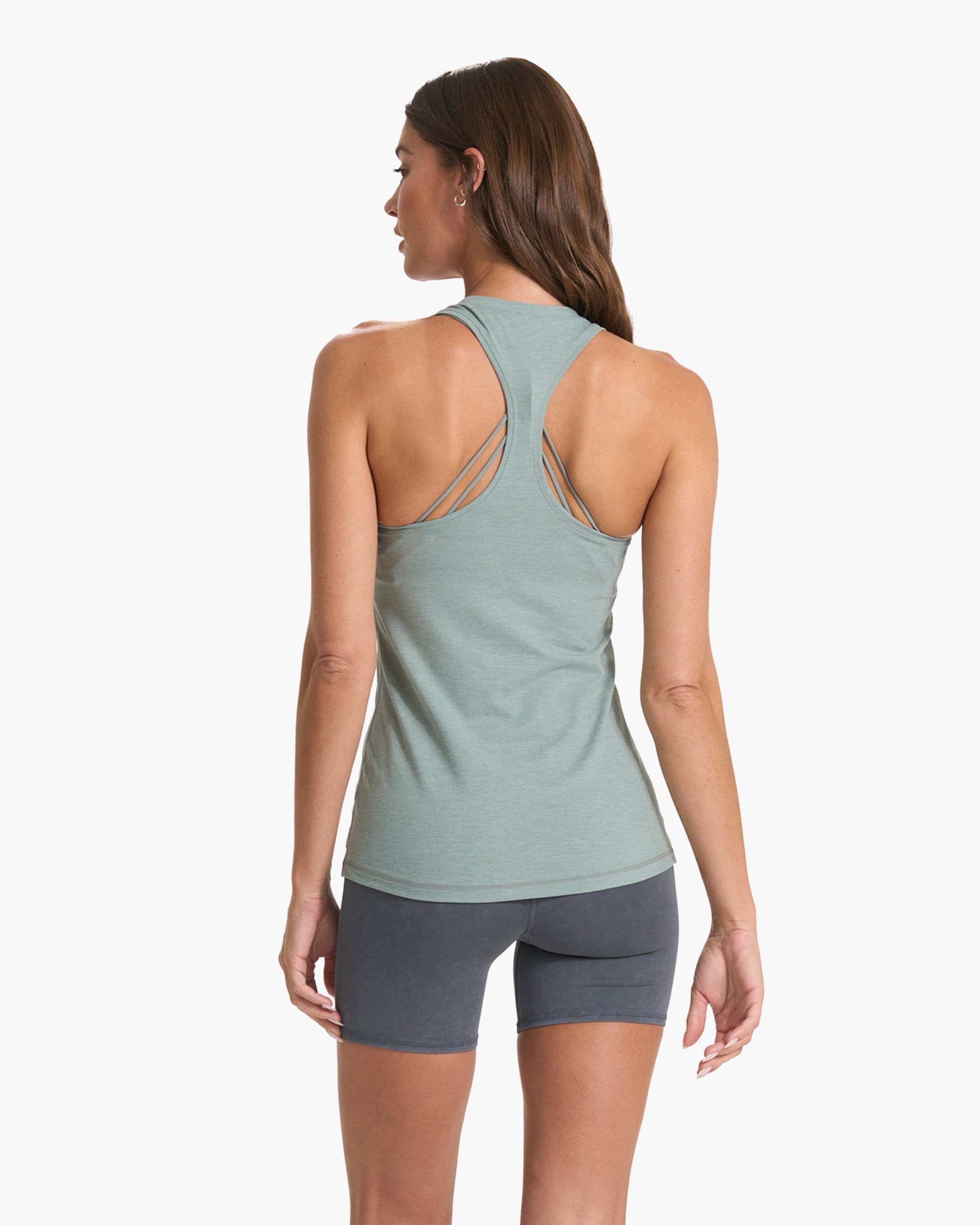 Lux Performance Tank | Neptune Heather - Image 4