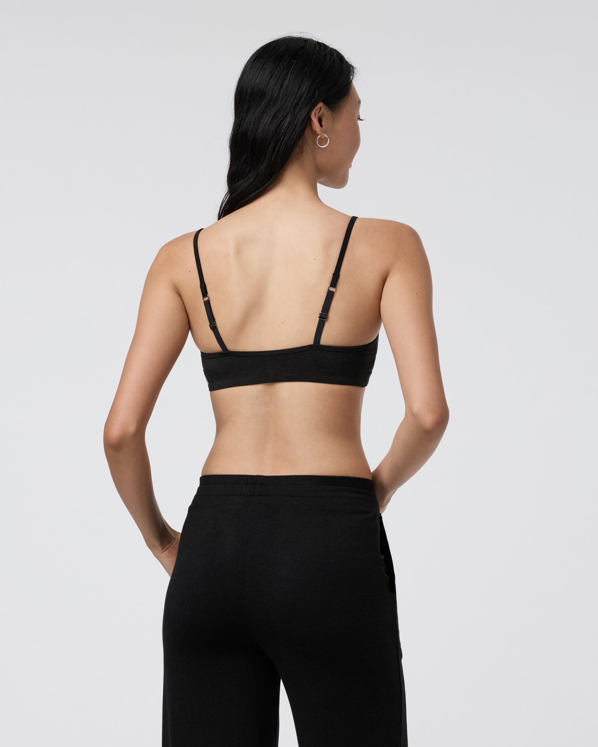 Halo Essential Bra | Black Heather - Image 2