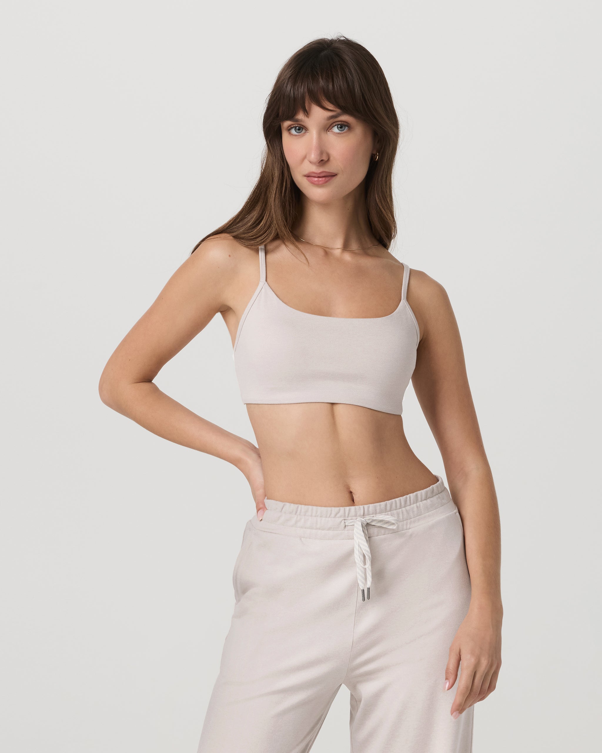 Halo Essential Bra | Ecru Heather - Image 4