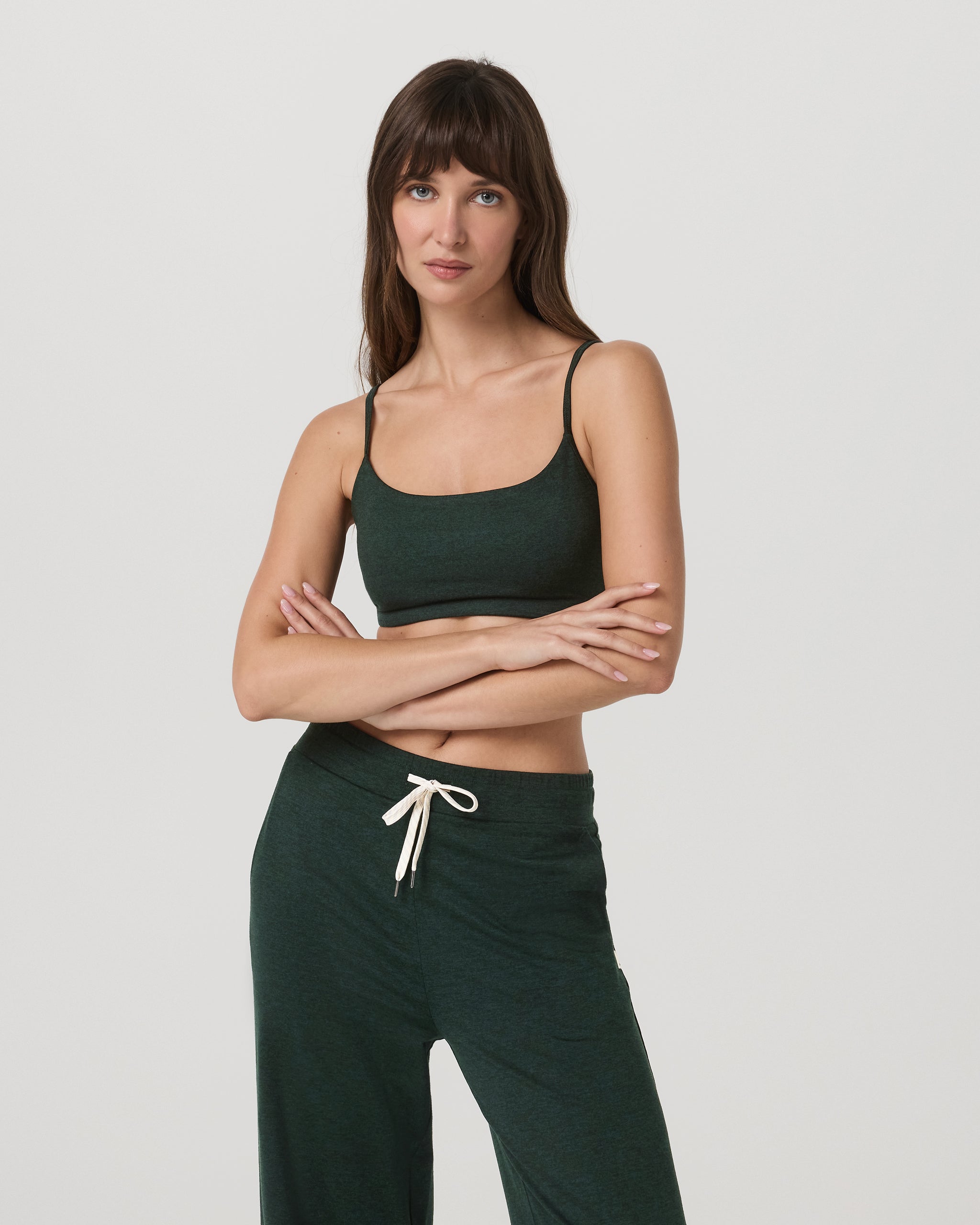 Halo Essential Bra | Evergreen Heather