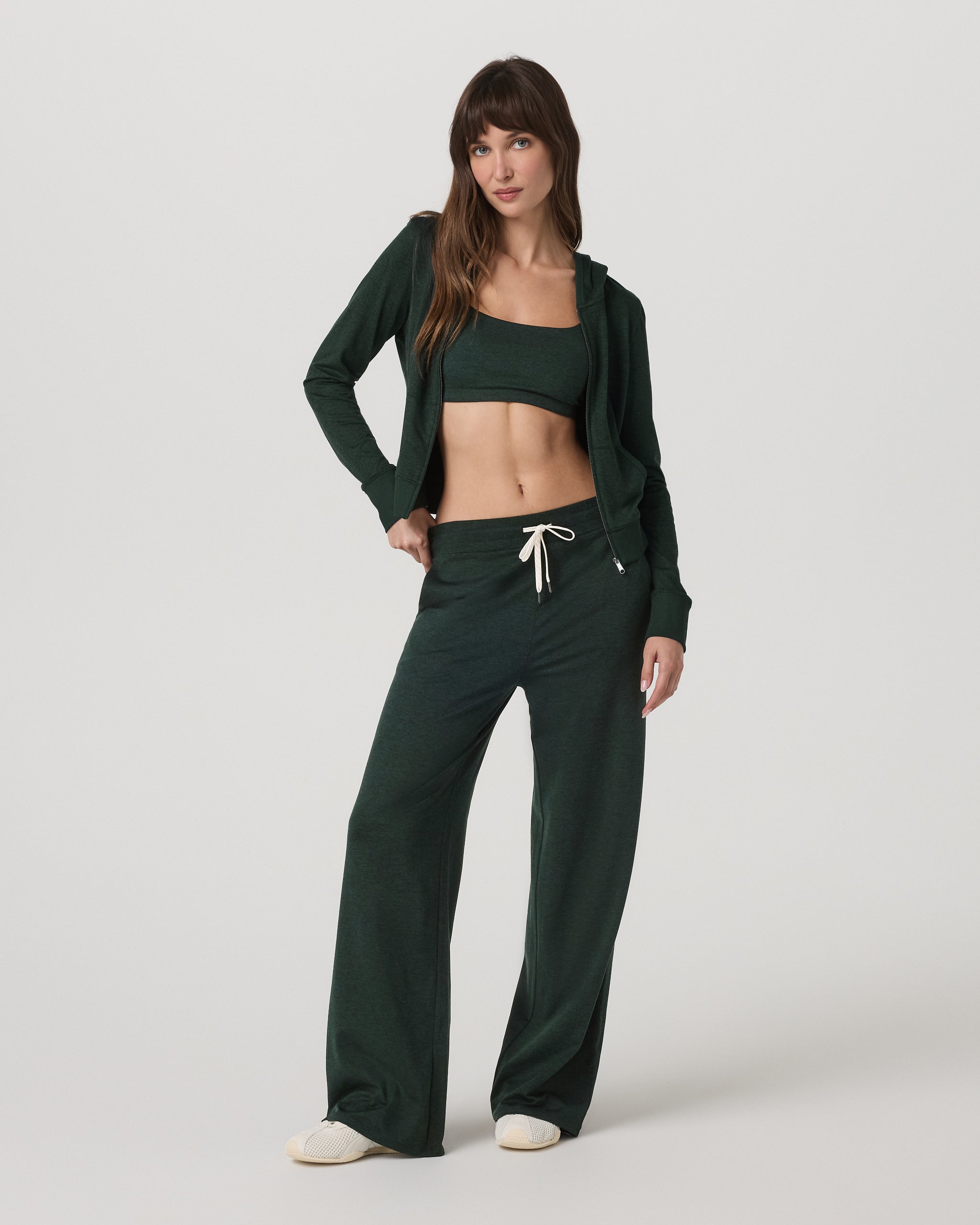 Halo Essential Bra | Evergreen Heather - Image 3