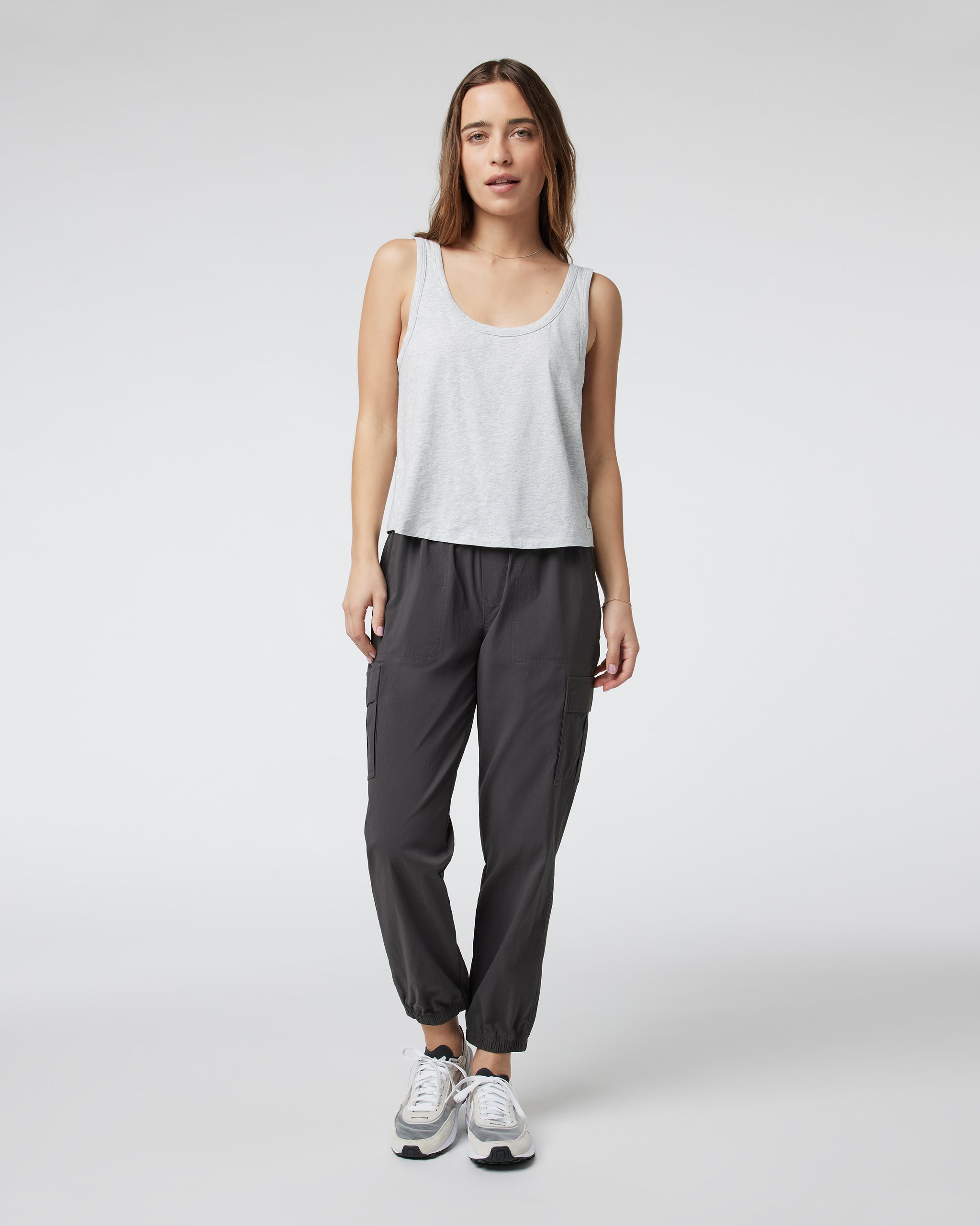 Sutton Relaxed Tank | Light Heather Grey - Image 2