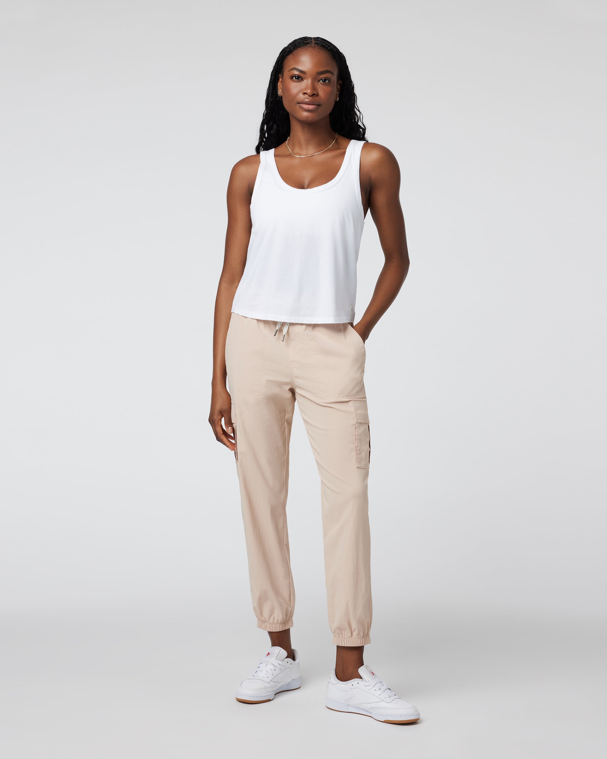 Sutton Relaxed Tank | White - Image 2