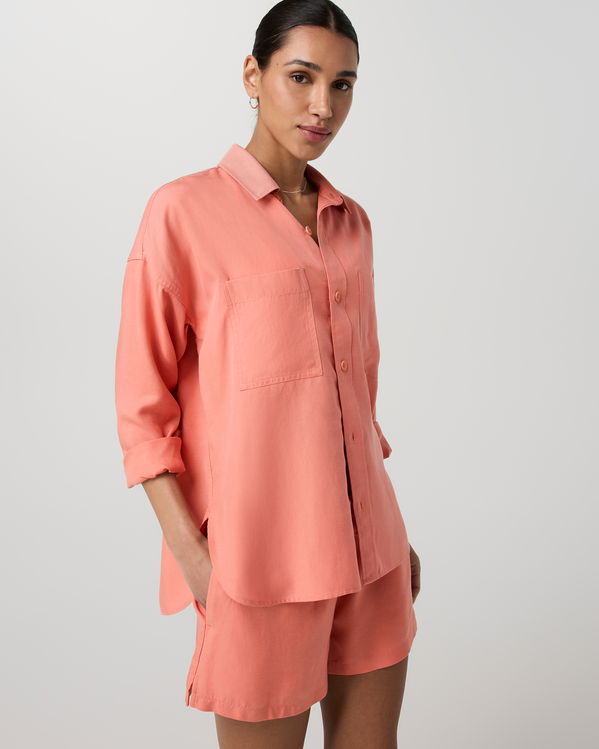 Trestles Twill Button Up | Sun Stone - Image 2