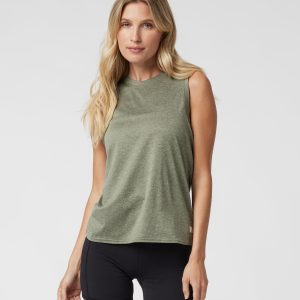 Energy Top Long | Pistachio Heather