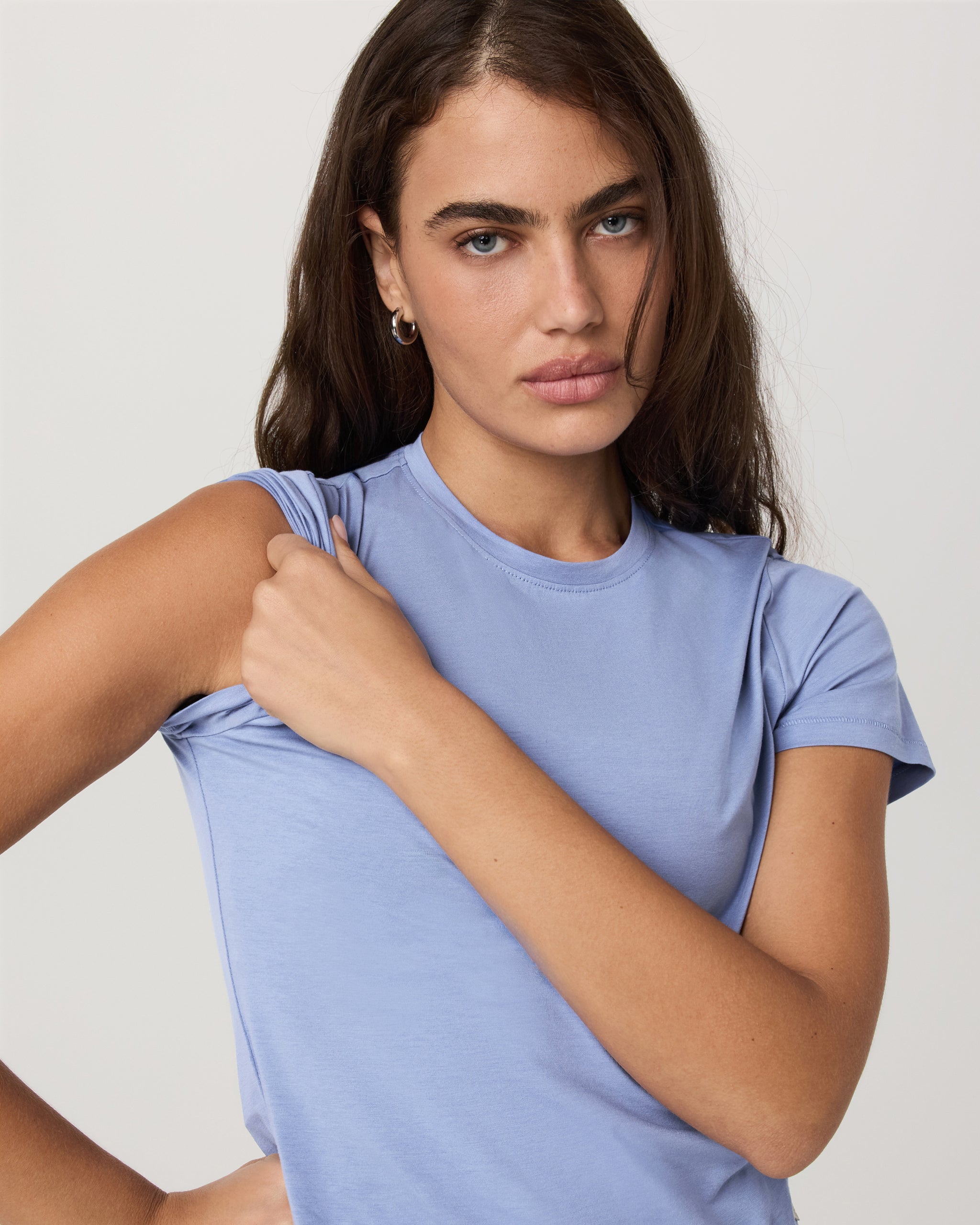 Feather Baby Tee | Bluebell - Image 4