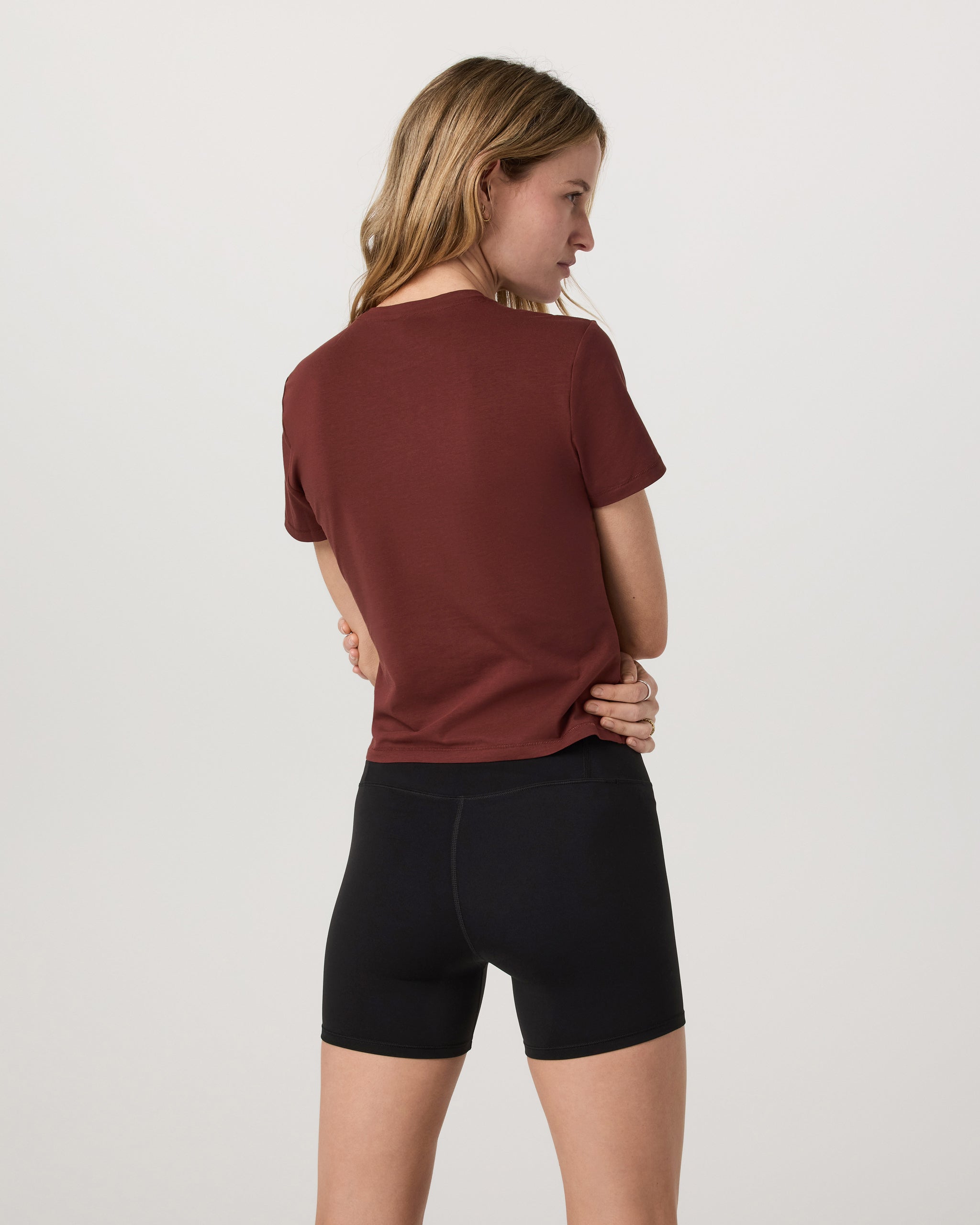 Feather Baby Tee | Burnt Sienna - Image 3