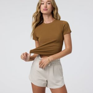 Feather Baby Tee | Rum
