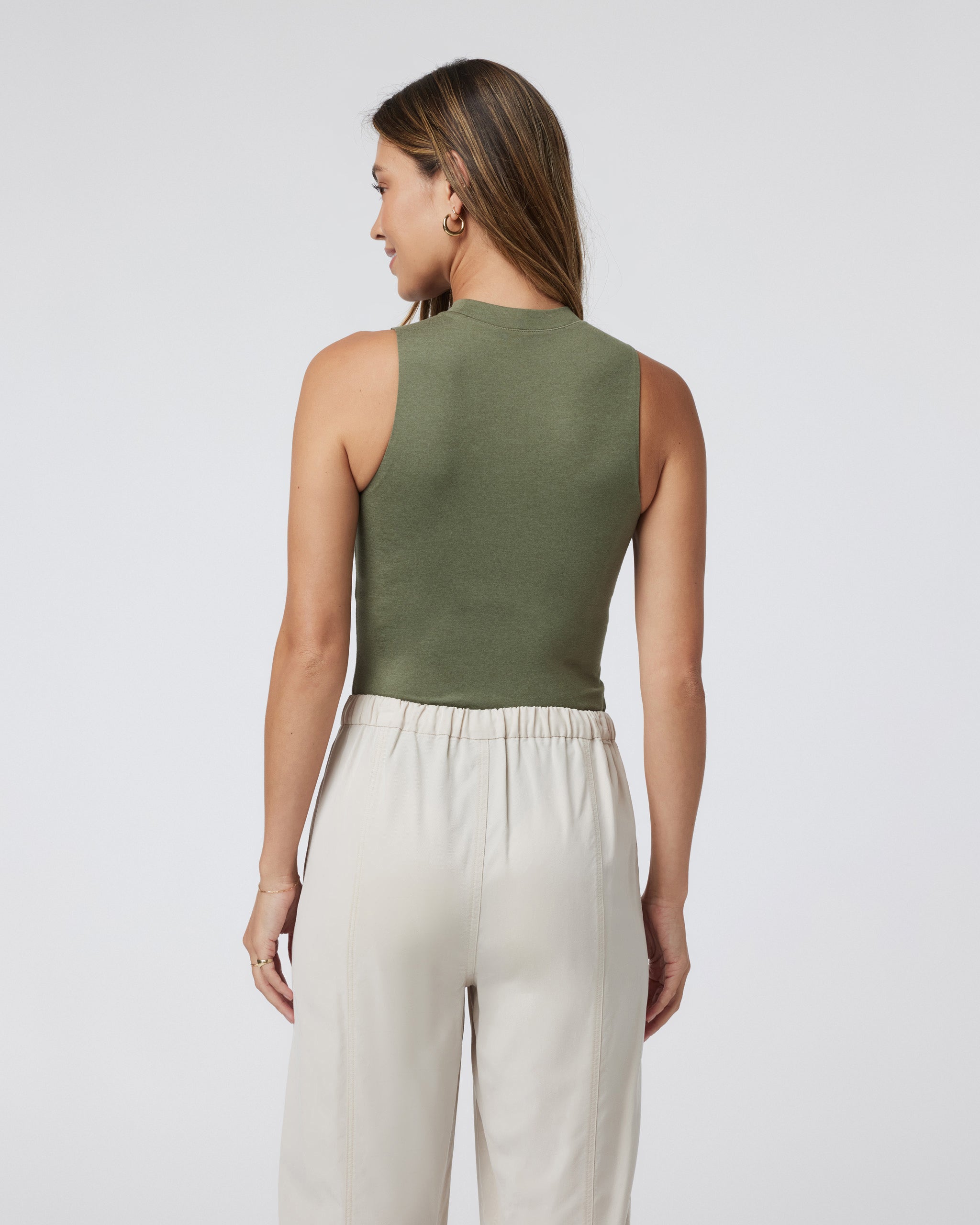 Halo Mock Bodysuit | Dark Metal Heather - Image 3