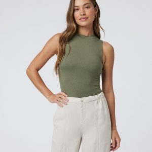 Halo Mock Bodysuit | Dark Metal Heather