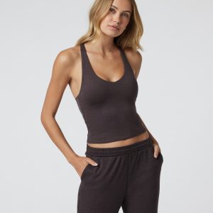 Halo Performance Crop 2.0 | Sangria Heather