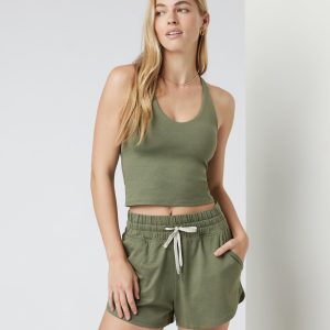 Halo Performance Crop 2.0 | Dark Metal Heather