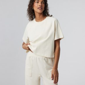 Short Sleeve Mackenzie Top | Natural