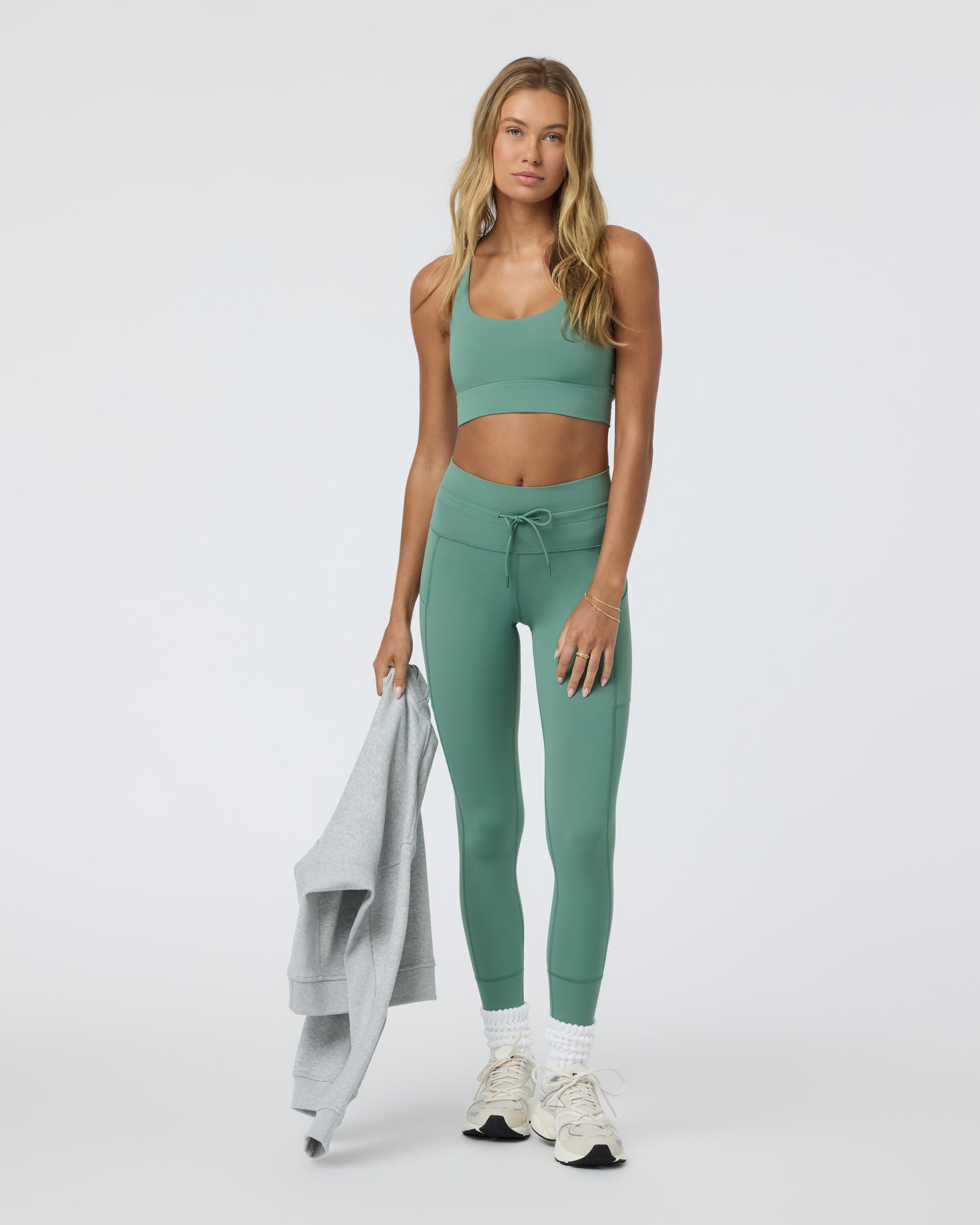 Yosemite Longline Bra | Hedge Green - Image 4