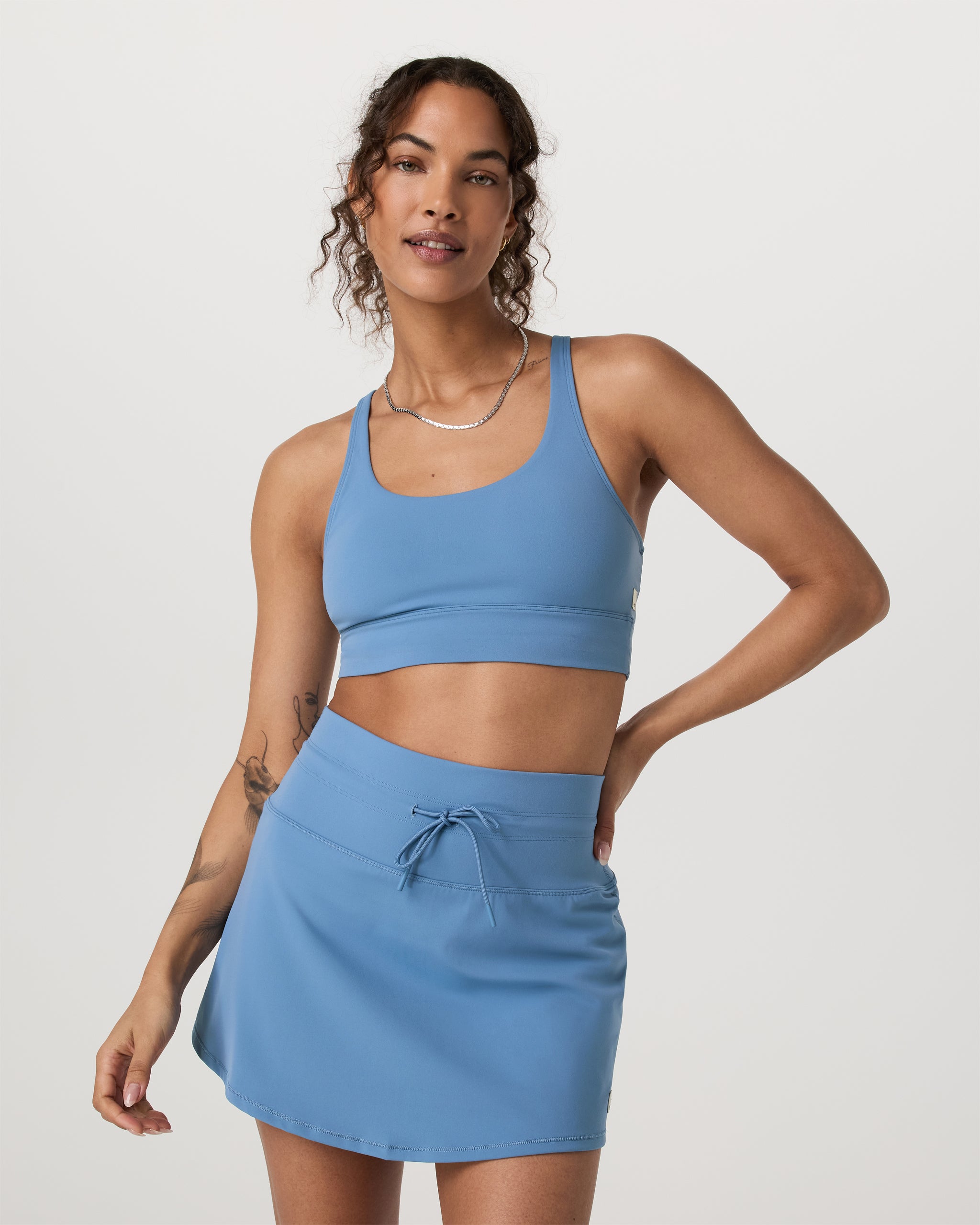 Yosemite Longline Bra | Light French Blue - Image 5