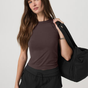 Short Sleeve Seamless Surge Tee | French Roast