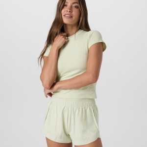 Short Sleeve Seamless Surge Tee | Lemongrass