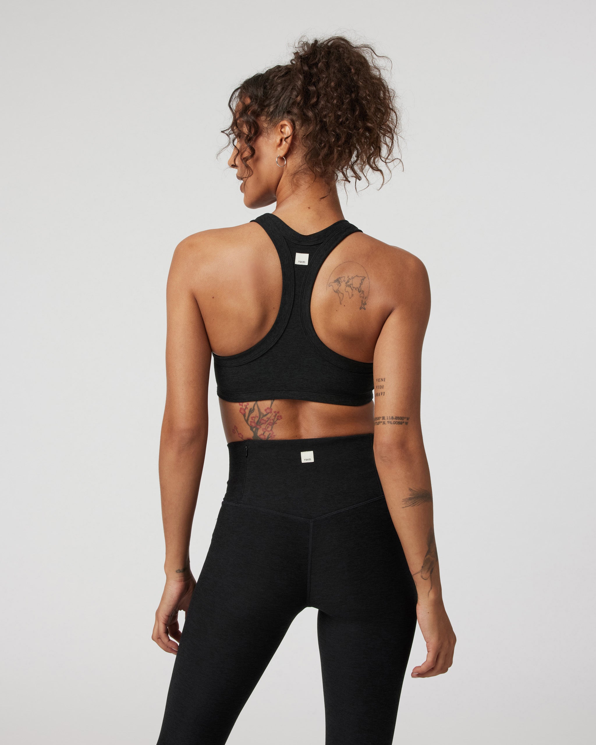 Elevation Racer Bra | Black Heather - Image 4