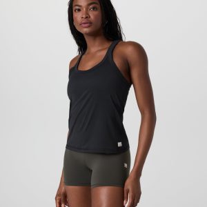 Lux Racerback Tank | Black