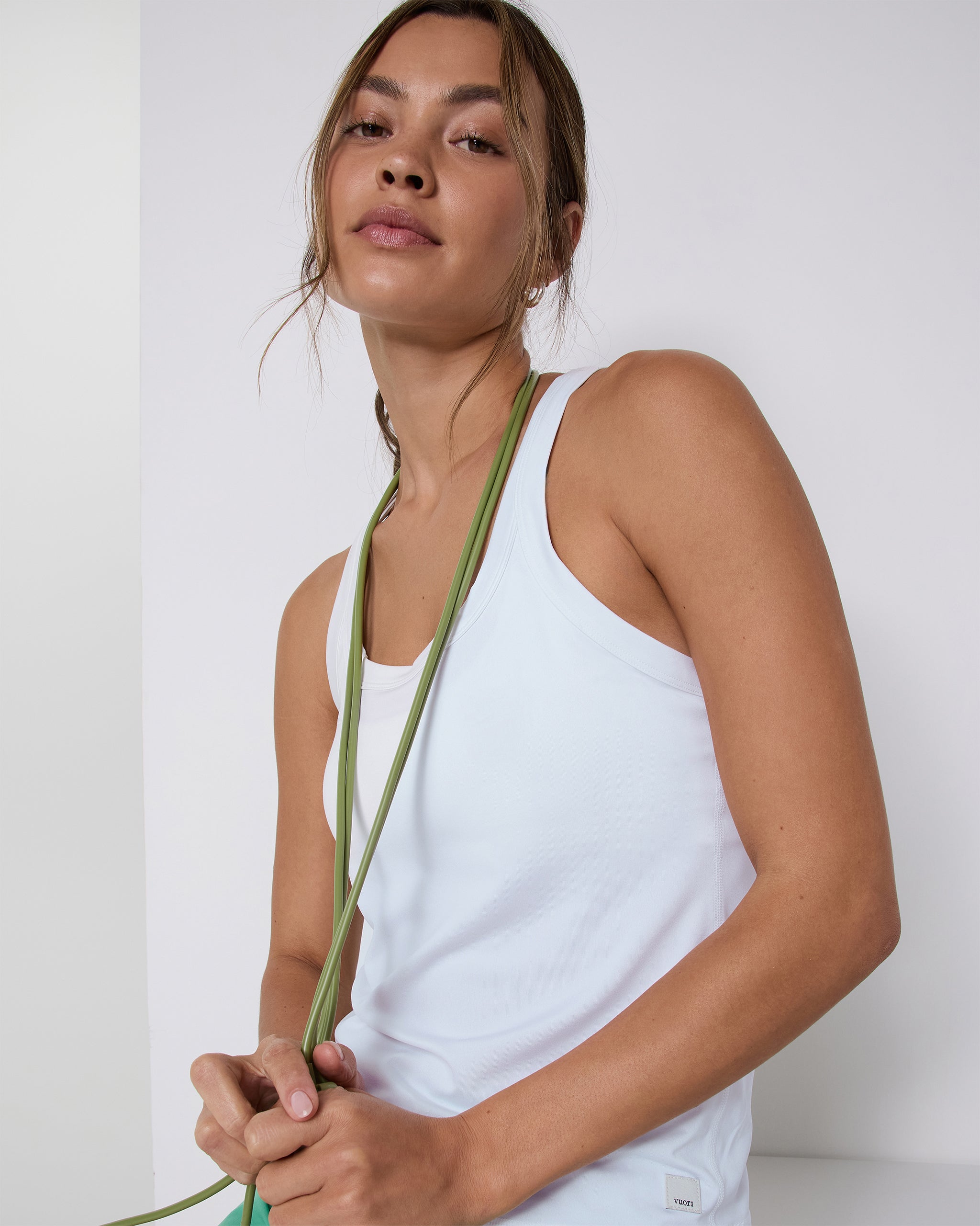 Lux Racerback Tank | White - Image 4