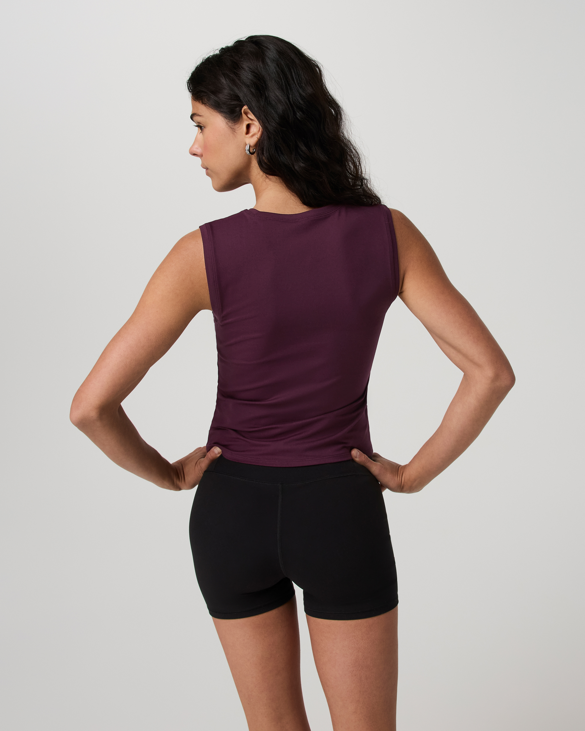 Halo Essential Scoop Tank | Cerise - Image 3