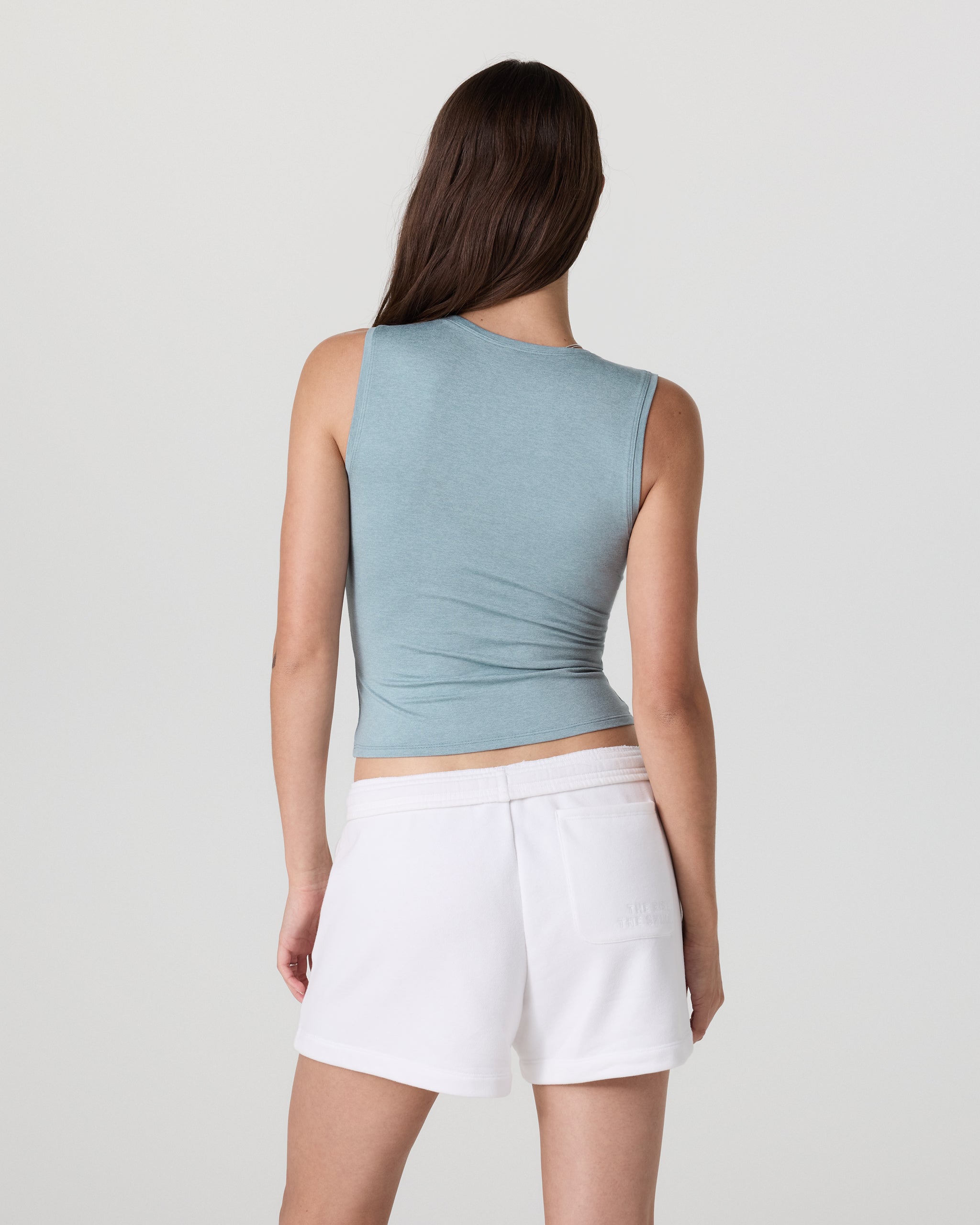Halo Essential Scoop Tank | Shade Heather - Image 3