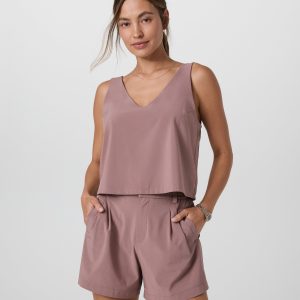Villa Cropped Tank | Zion Rose