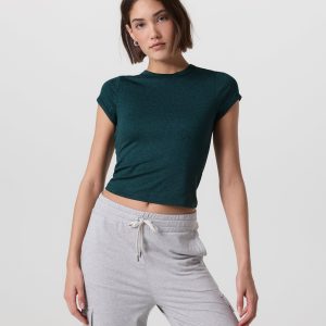 Halo Baby Tee | Moss Heather