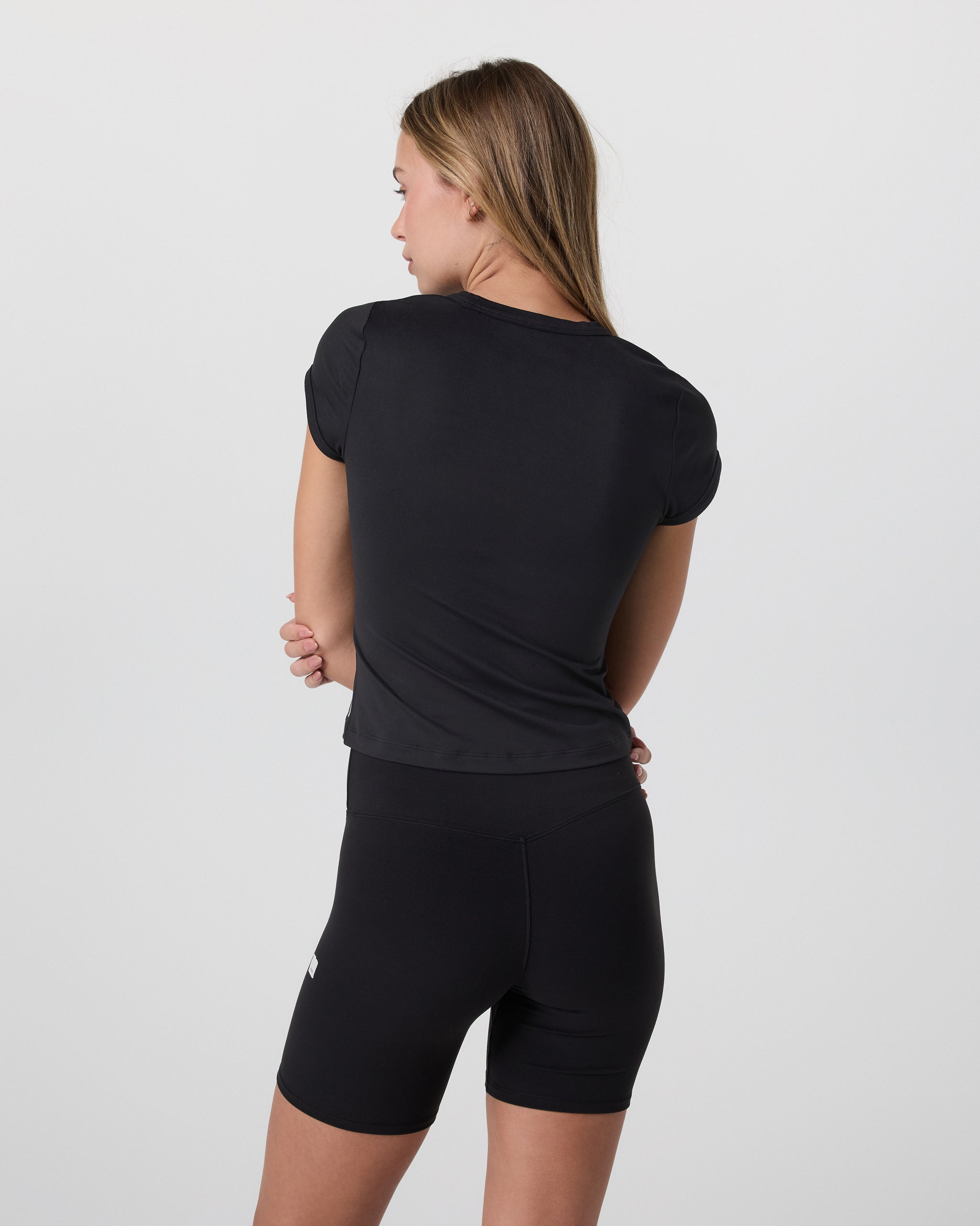 Halo Baby Tee | Solid Black - Image 3