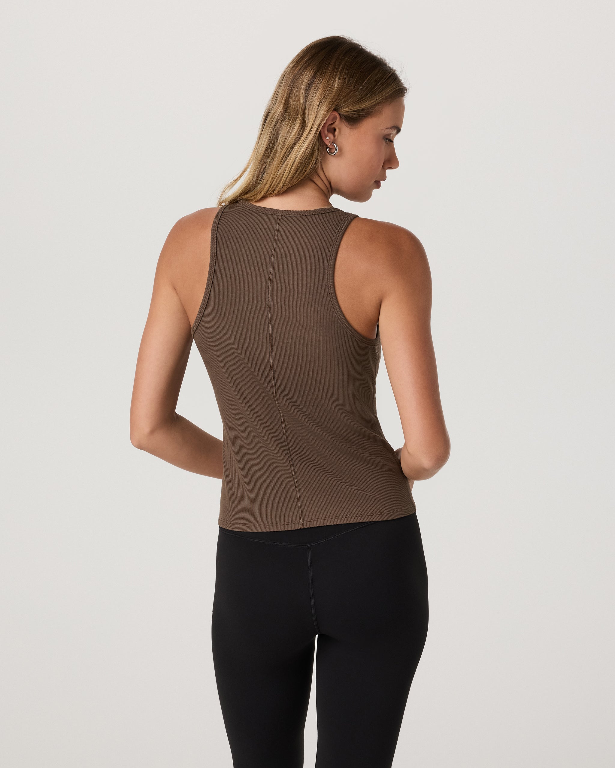 Cove Boyfriend Tank | Espresso - Image 3